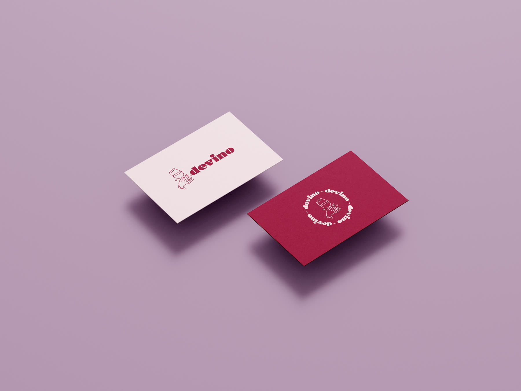 DeVino business card